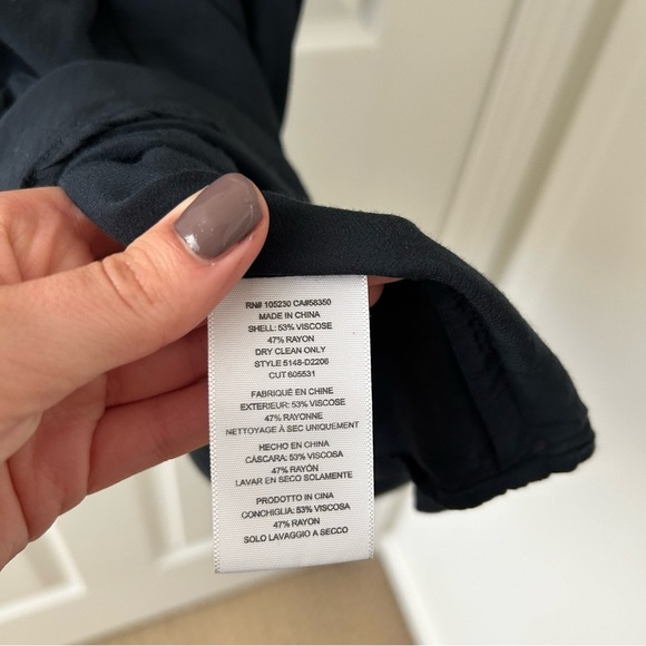 Anthropologie Soft Joie Kaylan Black Overall Dress size XS - Picture 3 of 6